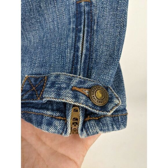 Lauren Jeans Co. Ralph Lauren Jeans Crop Capri Blue 100% Cotton Denim - Picture 6 of 12